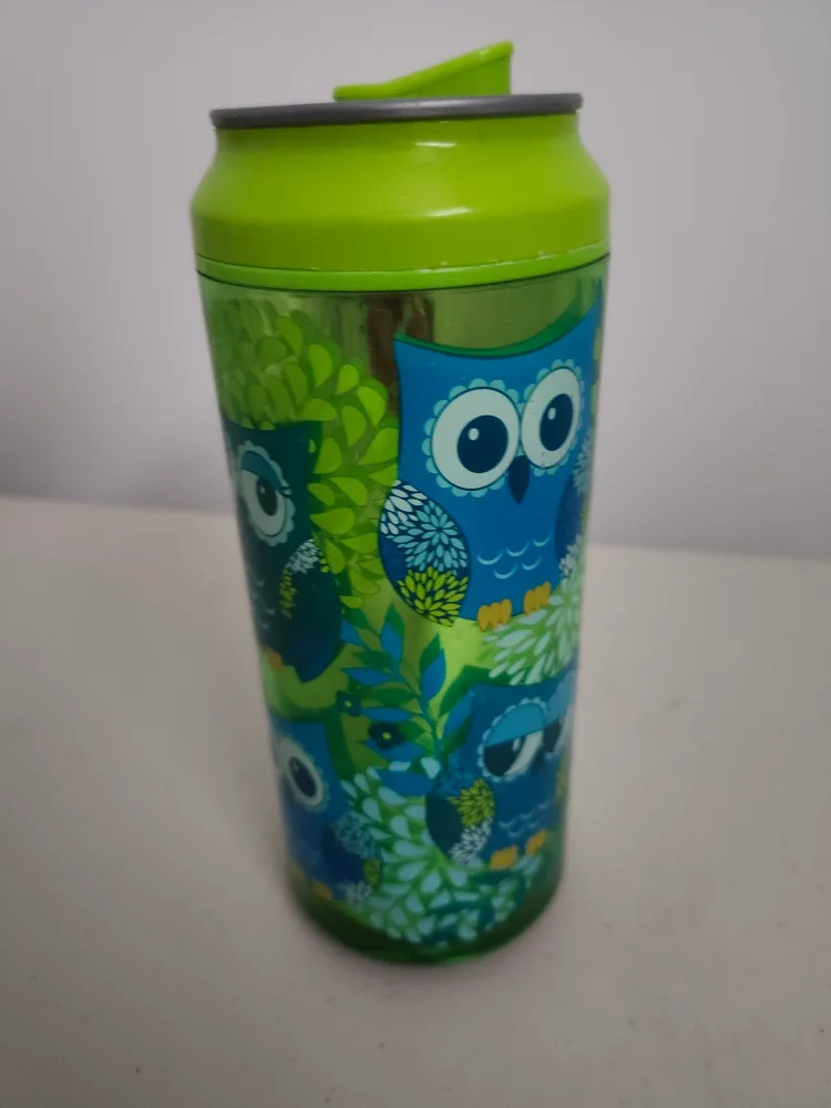 16 oz Owl Green Travel Mug thumbnail
