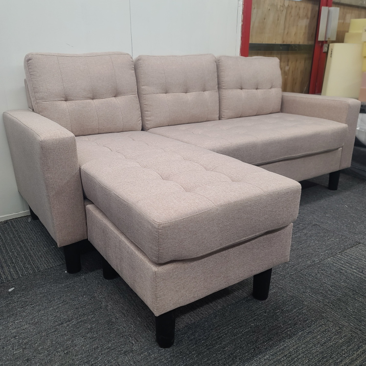 Seasonal Sale On Reversible Chaise Sofa – Beige - photo 2