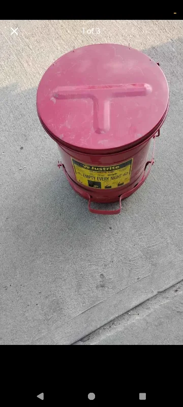 Justrite Oily Waste Can - 6 Gallon thumbnail