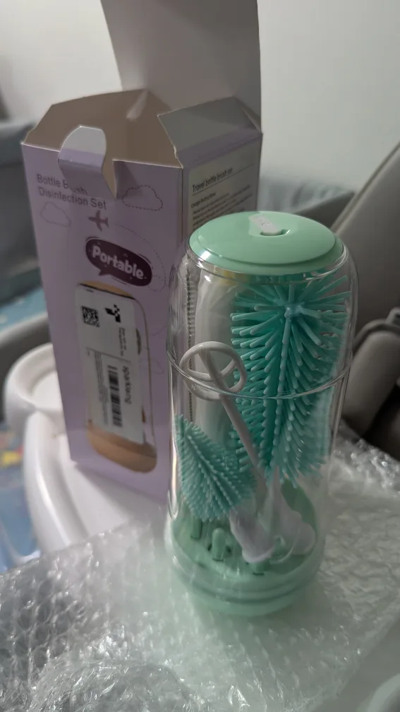 Baby Feeding Set - Warmer + Cleaner + Glass Bottles image indicator(4)