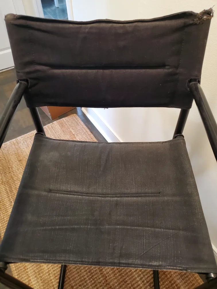 Black folding Director's Chair image indicator(3)