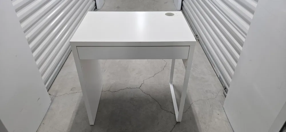 White Desk with Drawer thumbnail