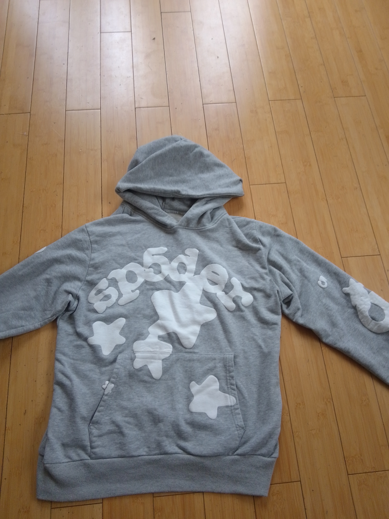 Sp5der Grey Hoodie - Size S - photo 2
