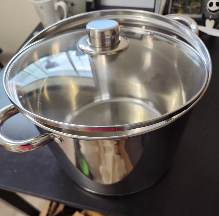 Stainless Steel Stock Pot with Lid - photo 3