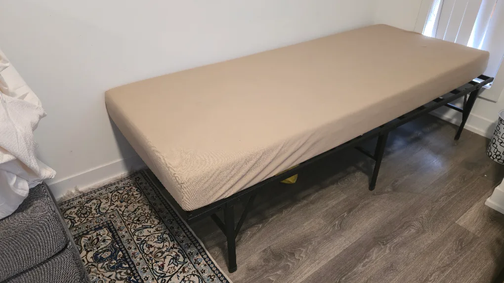 Zinus SmartBase Twin Bed Frame - Black thumbnail