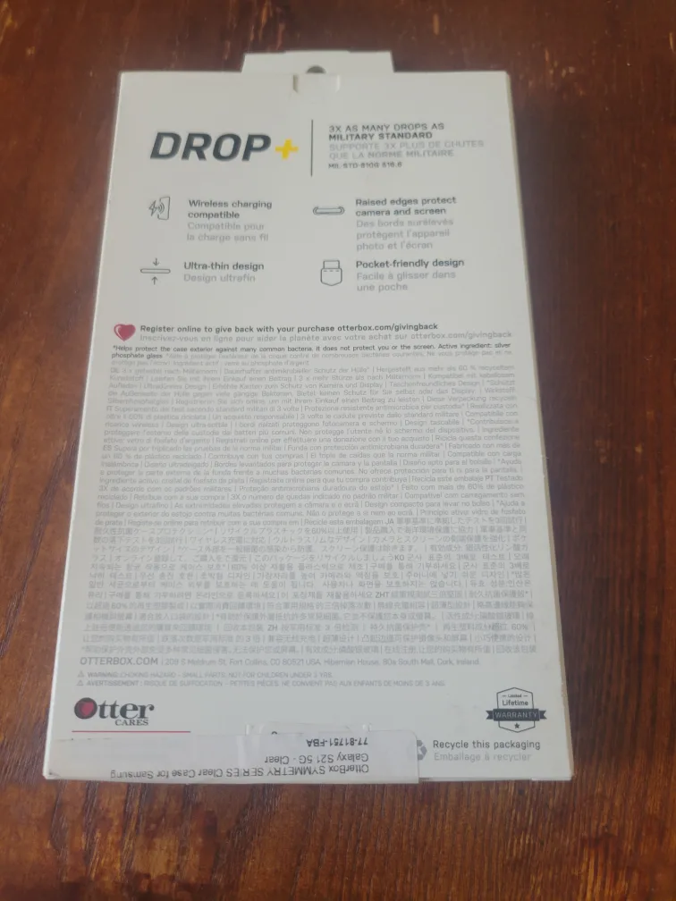 Otterbox Symmetry Series Clear Case for Samsung S21 5G image indicator(2)