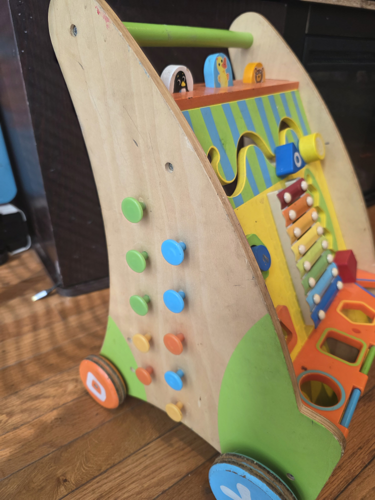 Wooden Baby Walker Activity Center - photo 3