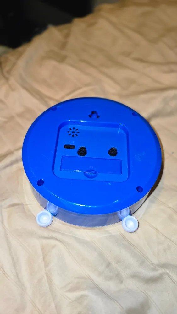 Blue & White Alarm Clock image indicator(2)