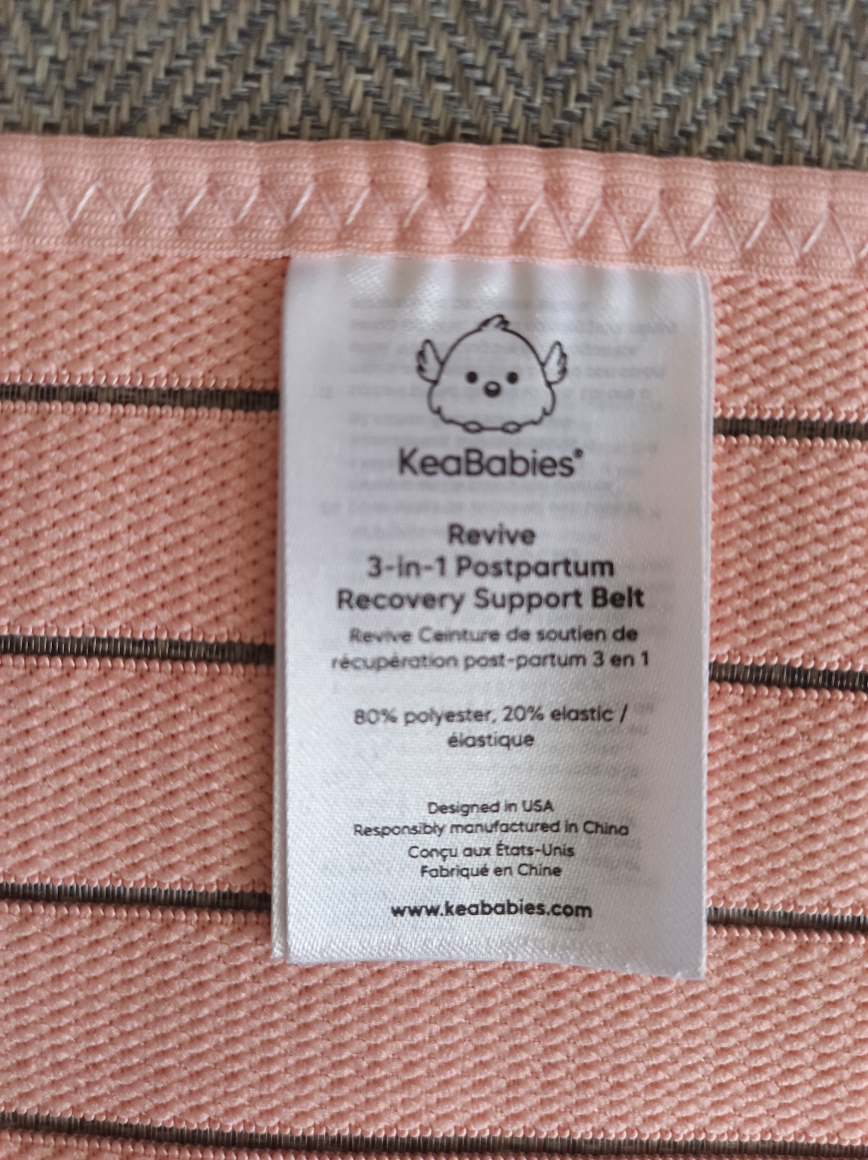 Postpartum Belly Wrap 3-in-1 – Pink,  Size m, l - photo 4