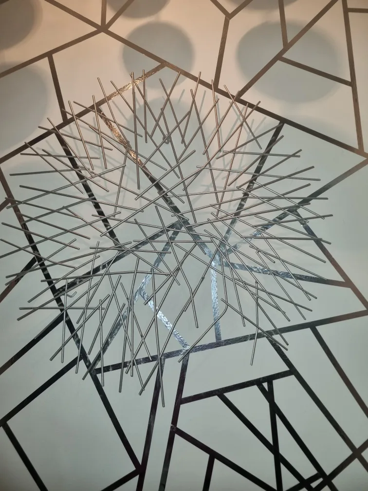 Silver Metal wall  Decor image indicator(2)