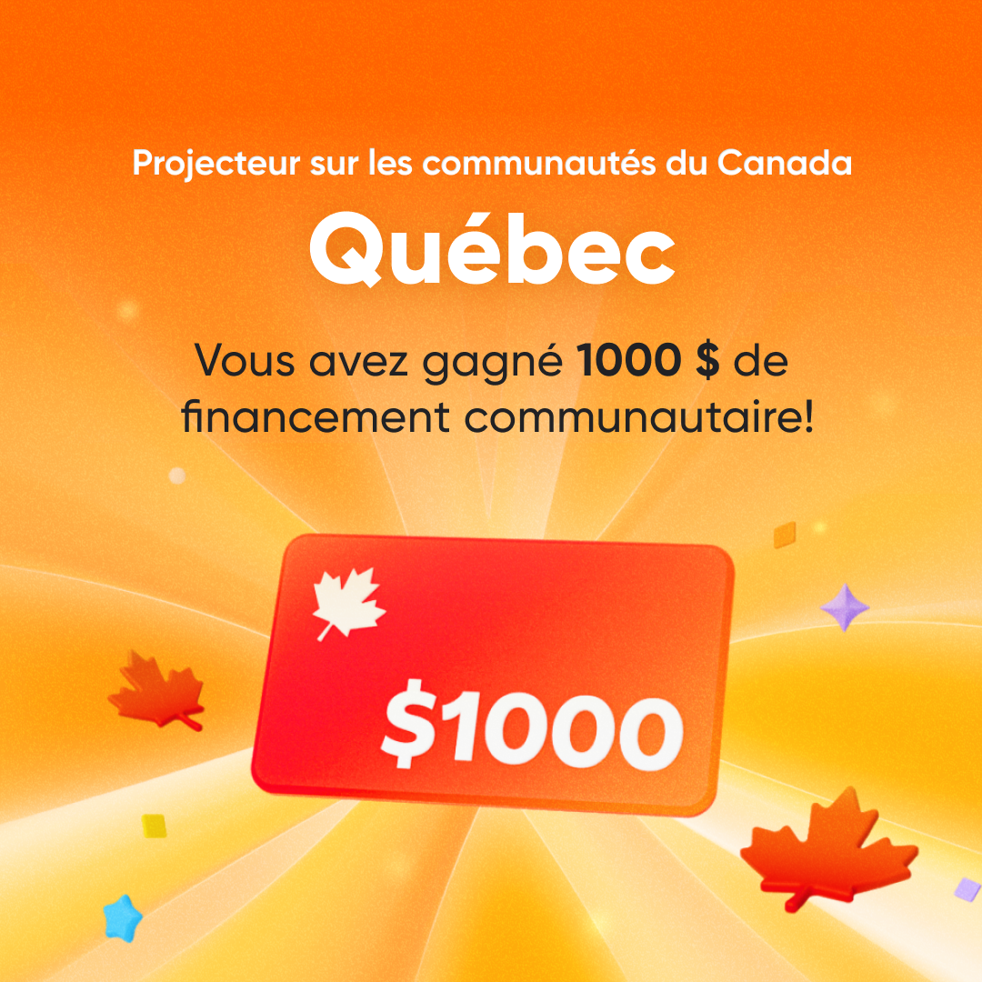 Gagnant du Projecteur Communautaire : Québec 🏆