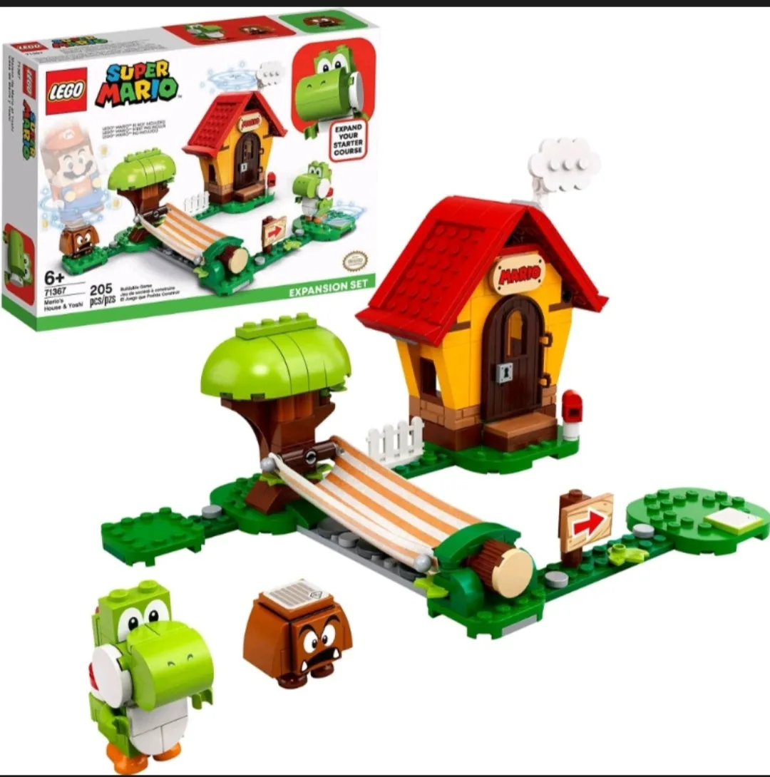 New Retired Lego Mario's House and Yoshi Expansion Set image indicator(2)