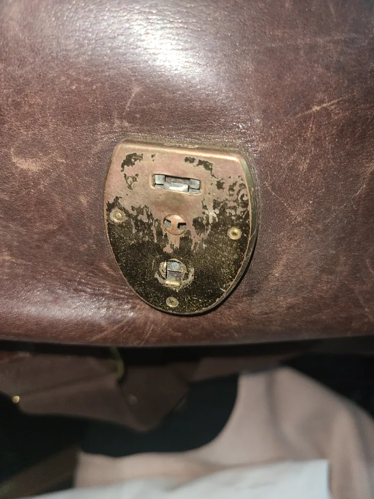 Martin Dingman,  Brown Leather Messenger  Bag image indicator(7)