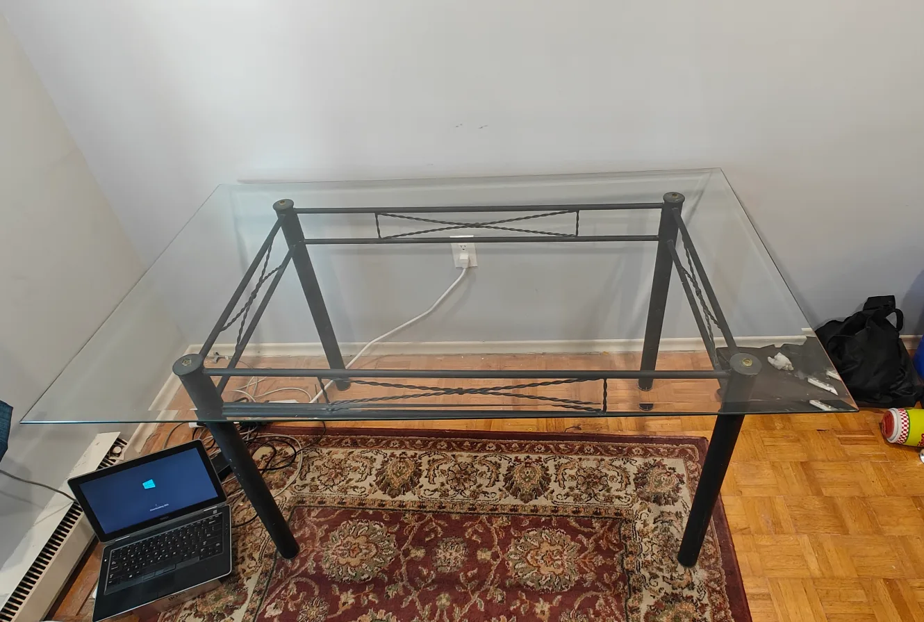Glass Top Dining Table thumbnail