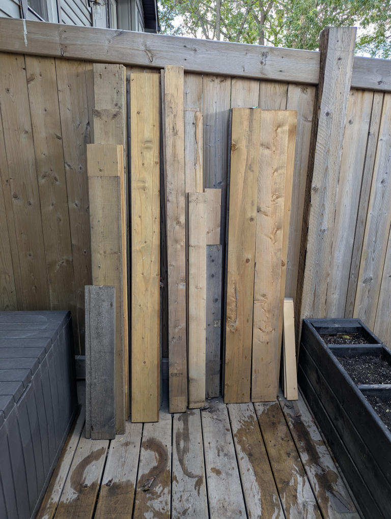 FREE! Mixed Pressure Treated Boards & Dimensional Lumber