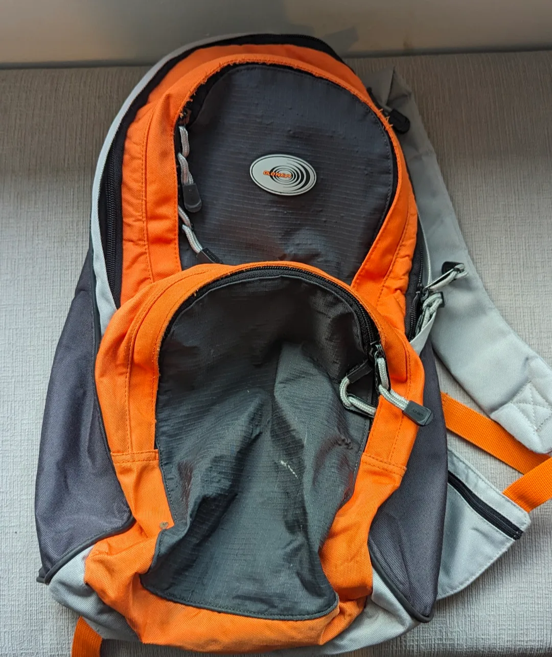 Orange & Grey Okanagan Backpack thumbnail