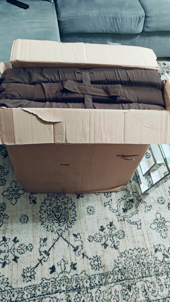 Brown Folding Mattress - Like New thumbnail