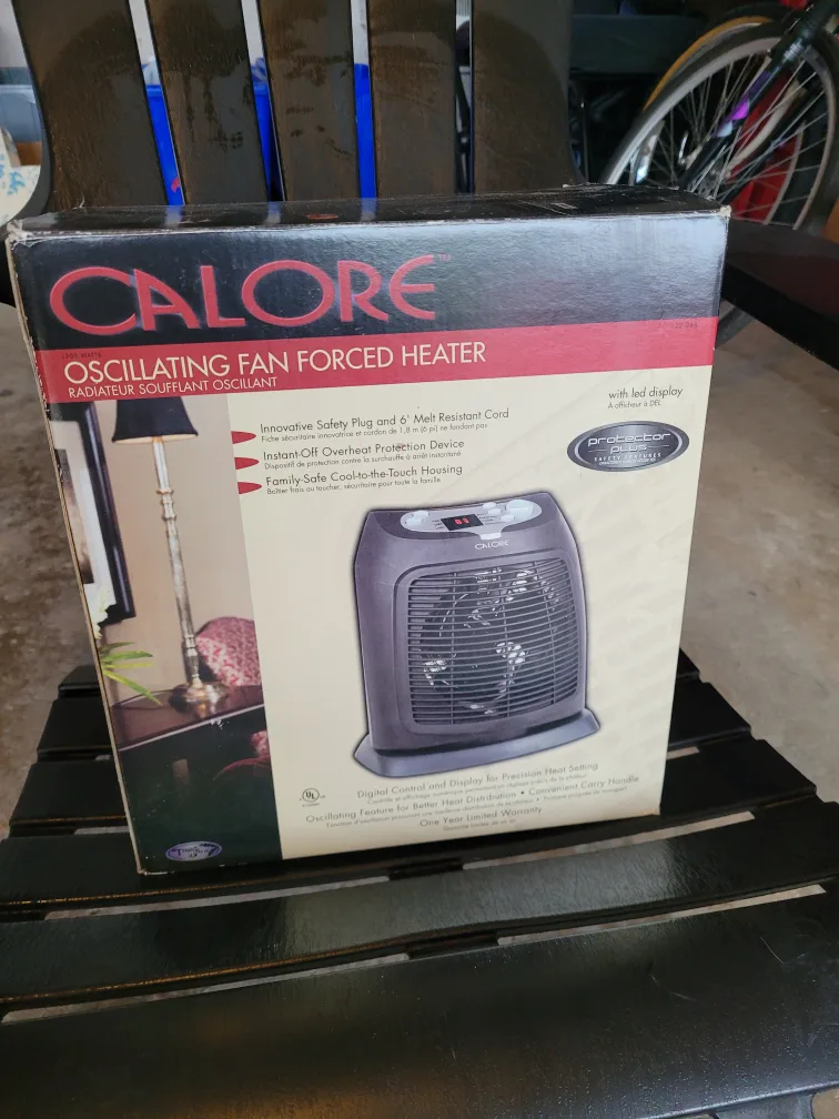 Calore Oscillating Fan Forced Heater thumbnail