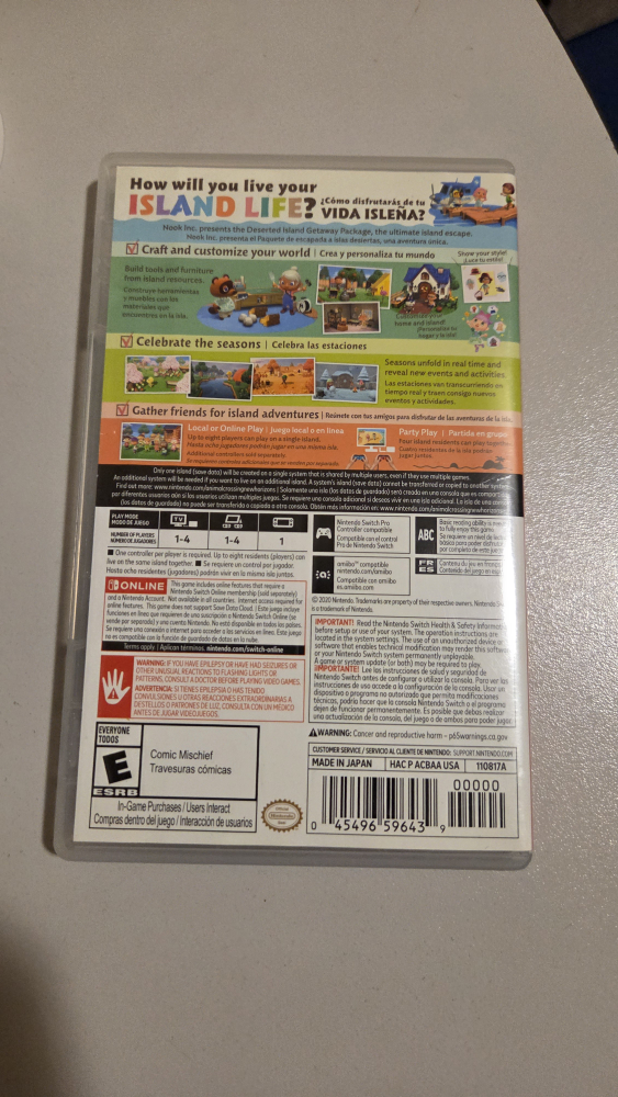 Animal Crossing: New Horizons Nintendo Switch Game - photo 4