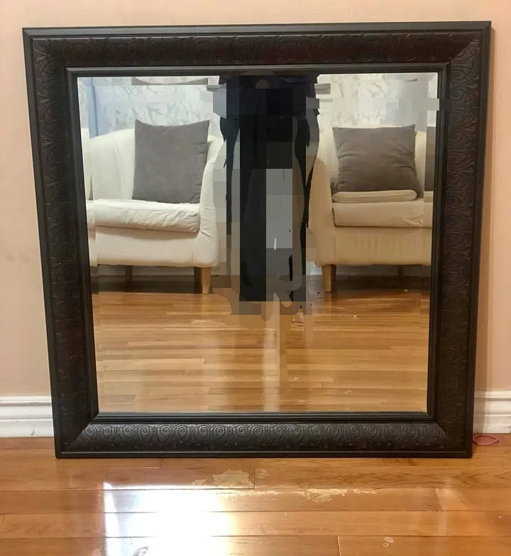 Wooden Wall mirror thumbnail