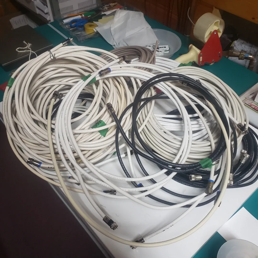 Coaxial Cables - White & Black image indicator(2)