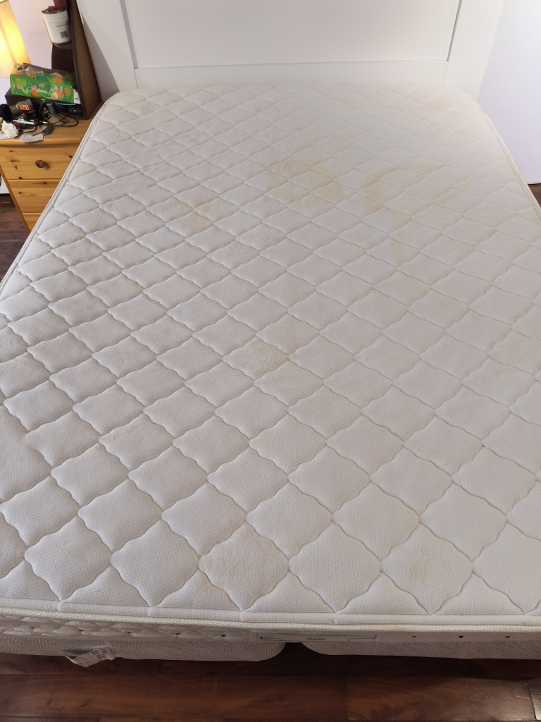 Queen bed, box spring, and frame - photo 3