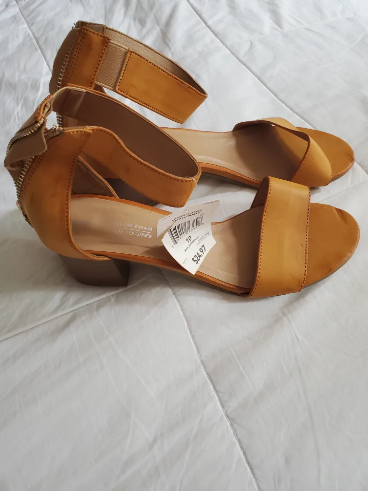 Yellow Sandals - Size 10 thumbnail