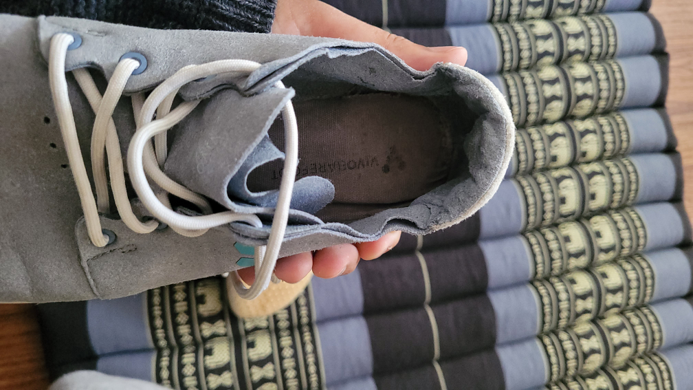 Vivobarefoot Grey Leather Shoes - photo 3