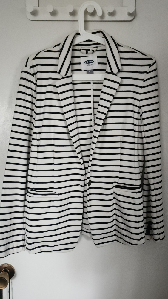 Women's striped blazer