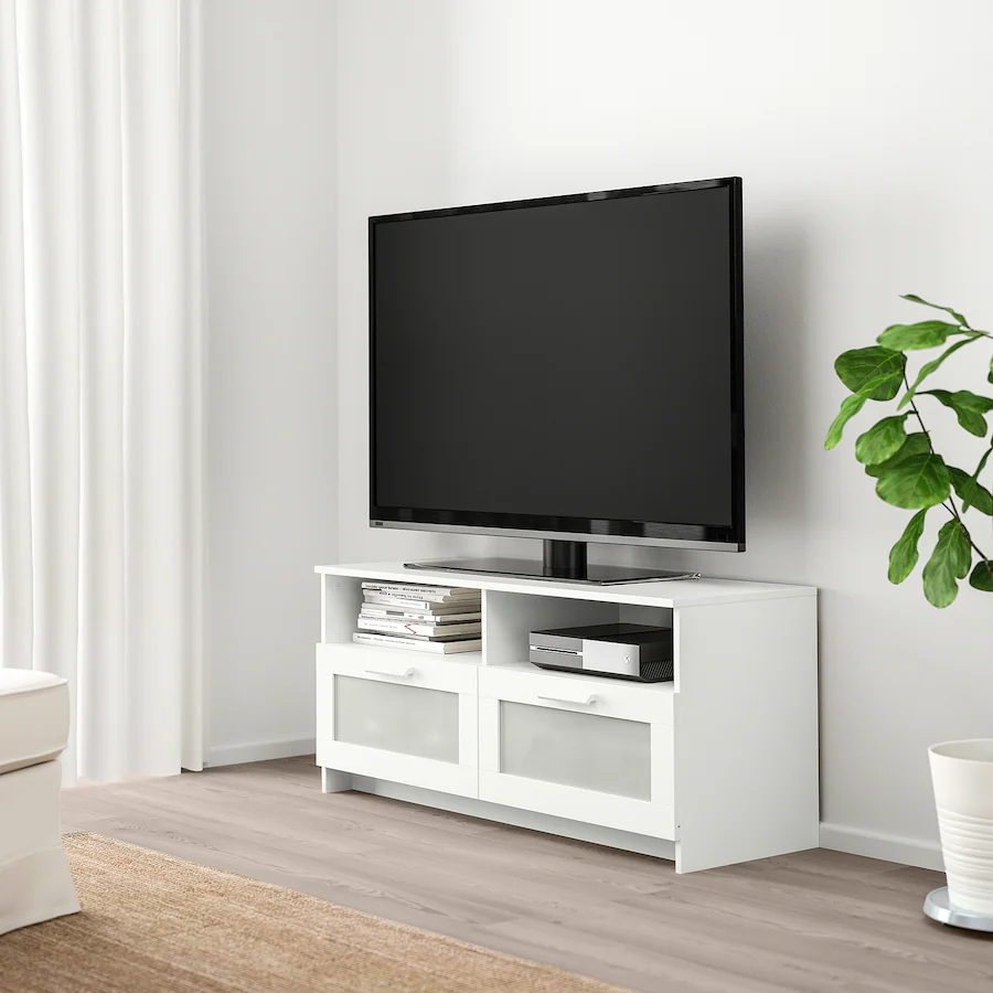 IKEA White TV Stand - photo 2