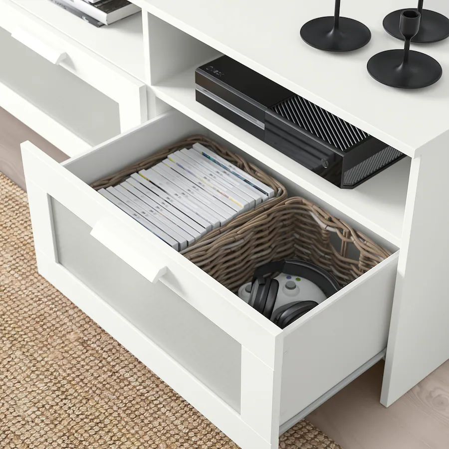 IKEA White TV Stand - photo 3