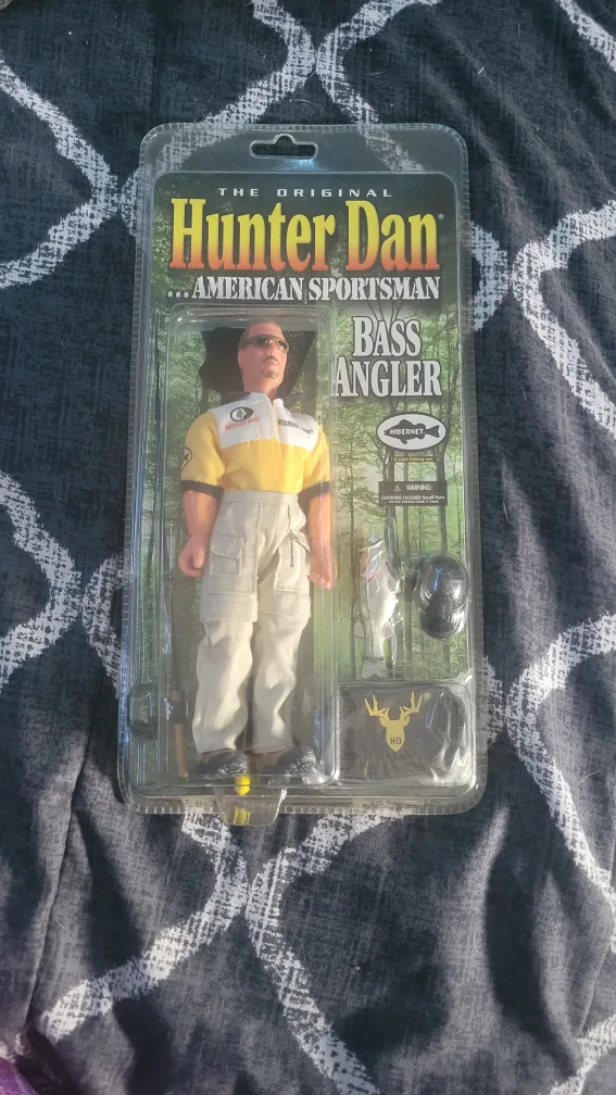 The Original Hunter Dan American Sportsman - Bass Angler Figure thumbnail