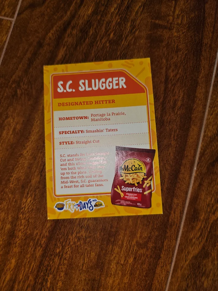 McCain S.C. Slugger Trading Card image indicator(2)
