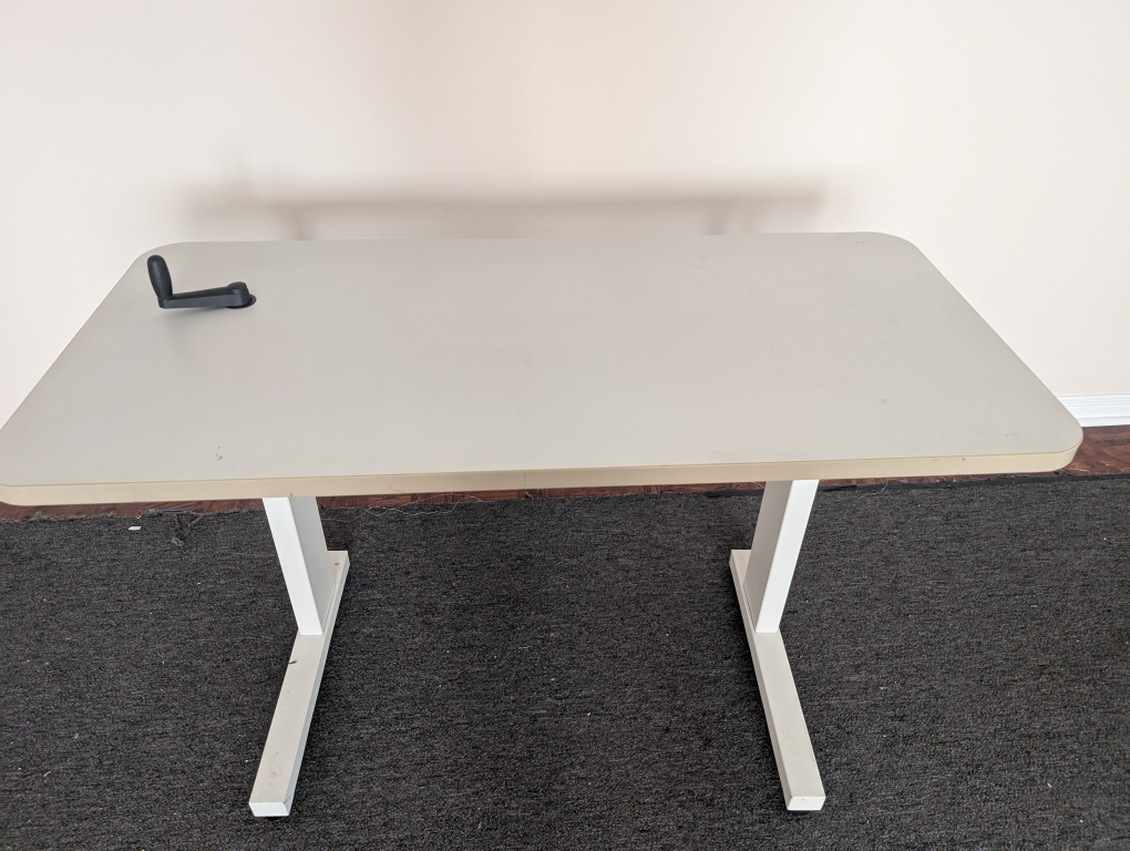 Adjustable Height Desk, 48" by 24", Free delivery