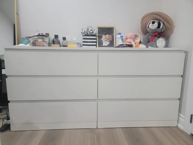 IKEA Malm 6-Drawer Dresser - White