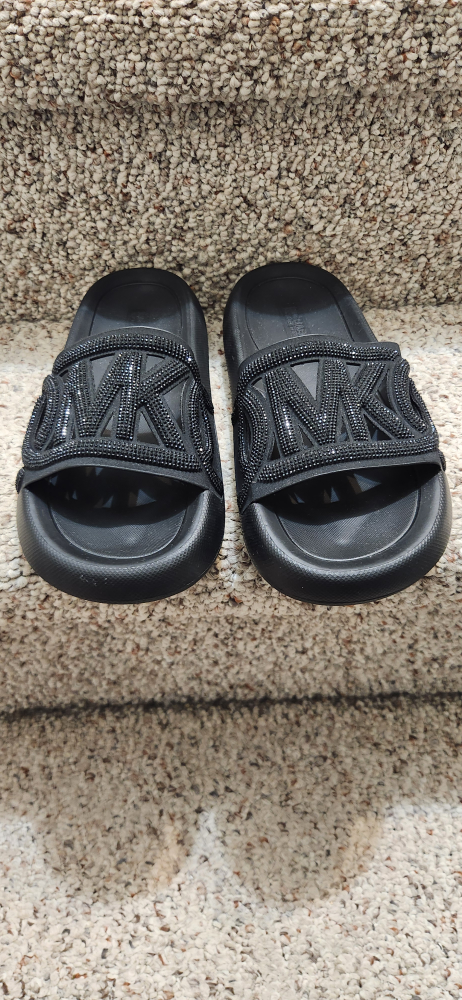 Michael Kors Black Slides