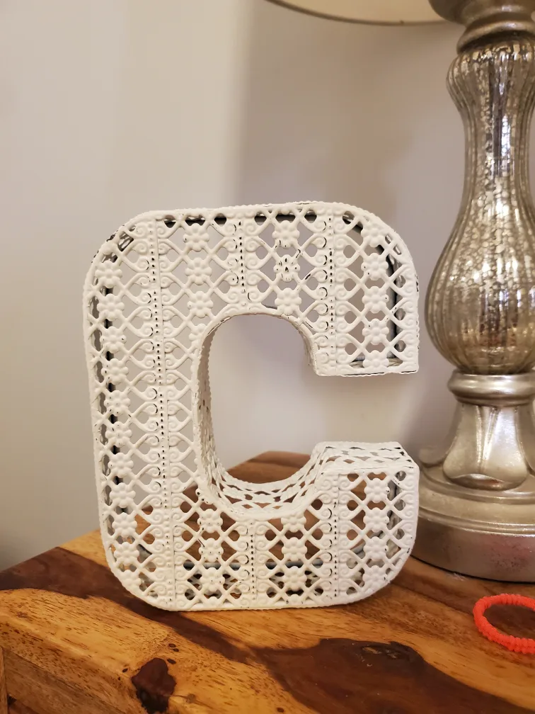 Decorative Metal Letter "C" thumbnail