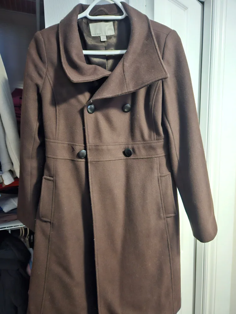 Old Navy Wool Blend Coat - Brown thumbnail