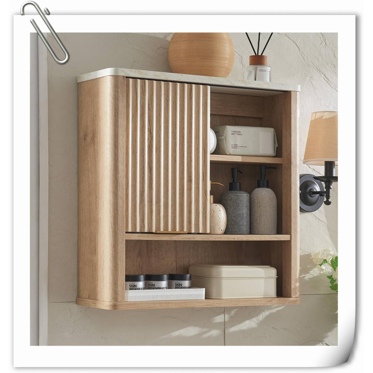 Redlemon Wall Mounted Bathroom Cabinet - photo 4