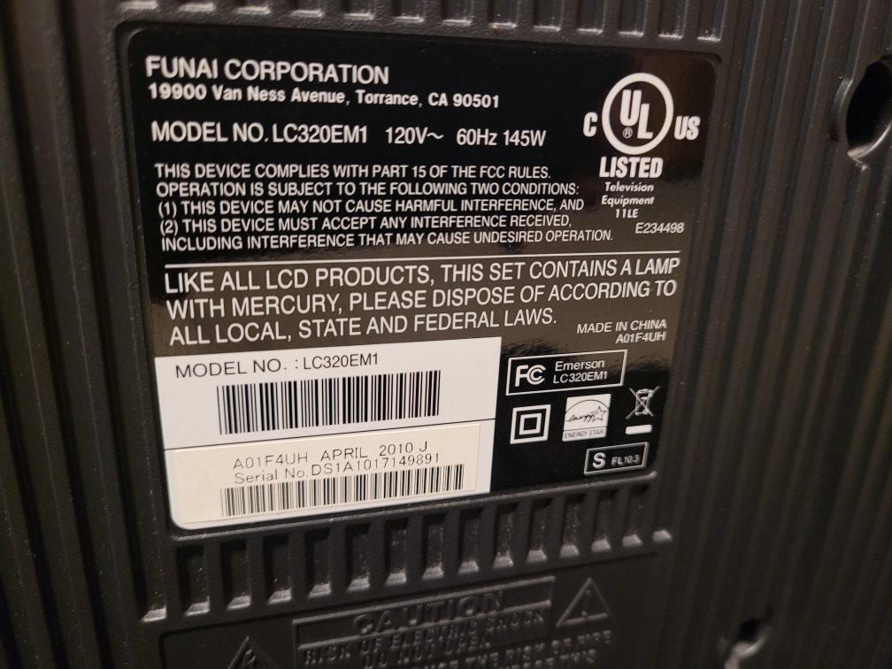 Emerson Funai 32" LCD TV - photo 3