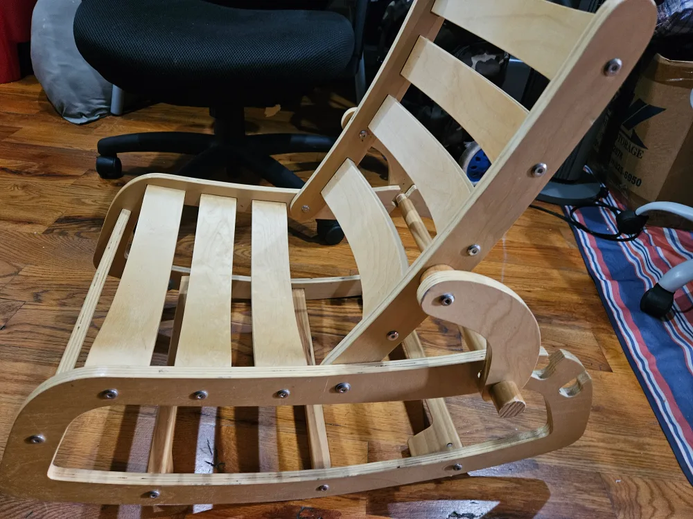 Wooden Convertible Rocking Chair image indicator(2)