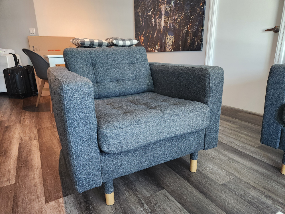 IKEA Morabo Sofa & Armchair Set - Gunnared Dark Gray - photo 3