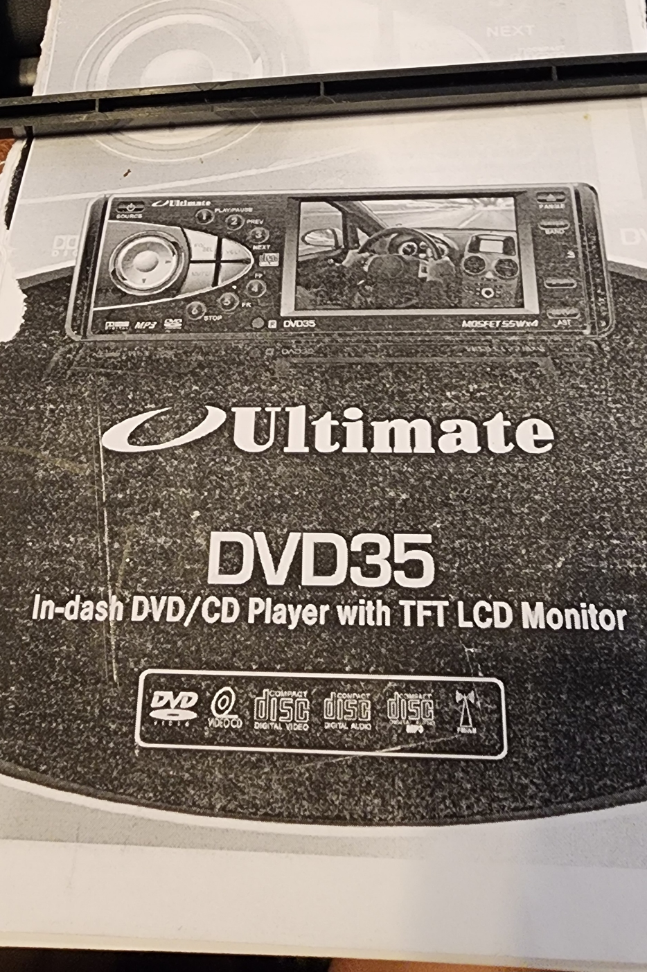 Ultimate DVD35 In-dash DVD/CD Player