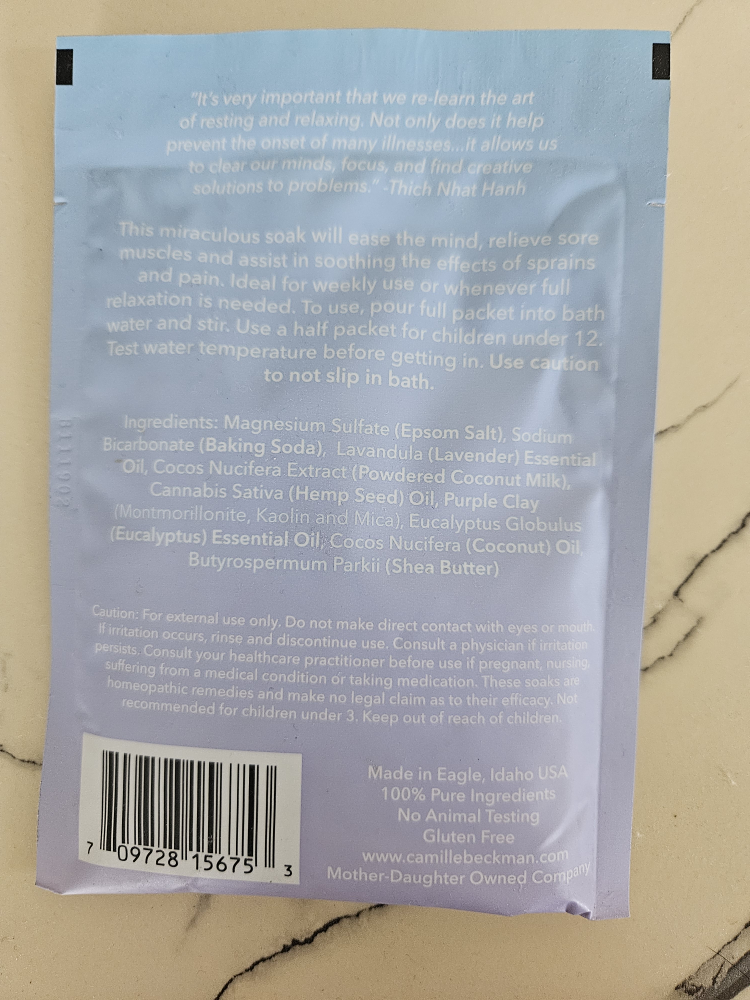 Camille Beckman Full Relaxation Bath Soak - photo 2