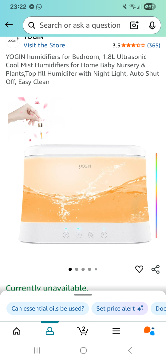 Ultrasonic Humidifier (1.8L, never used) - photo 4