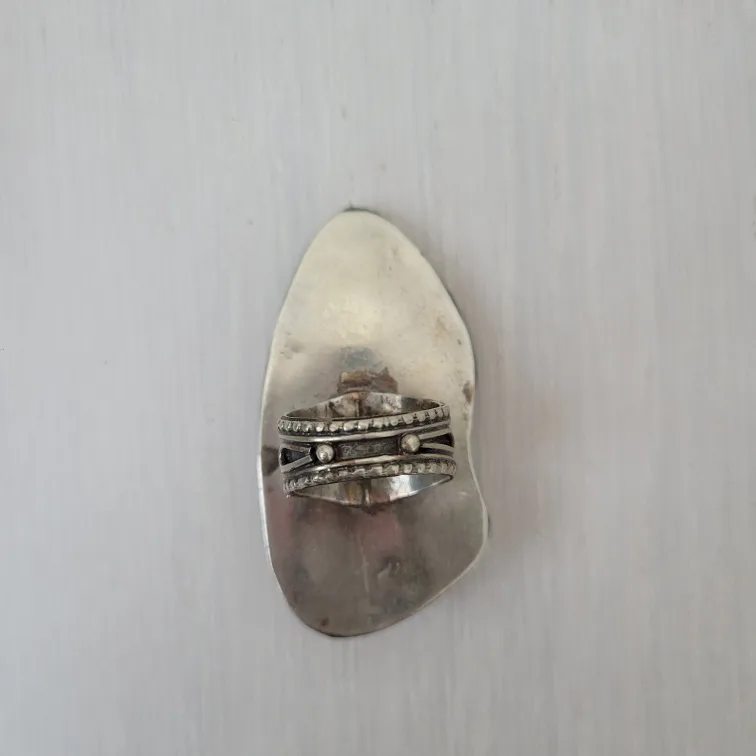 Vintage Turquoise and Coral Ring image indicator(2)