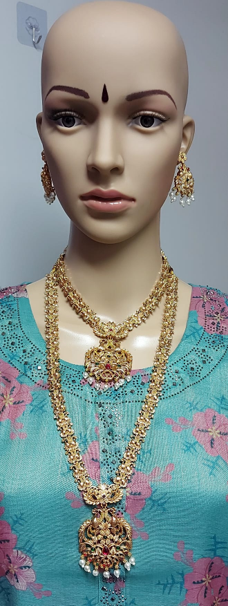 Gold Plated Necklace & Earring Set