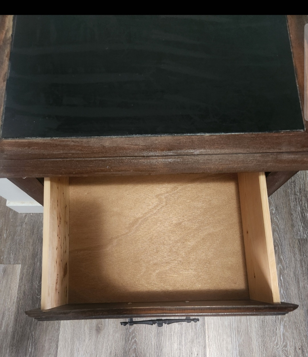 Wooden Side Table with Drawers - photo 2