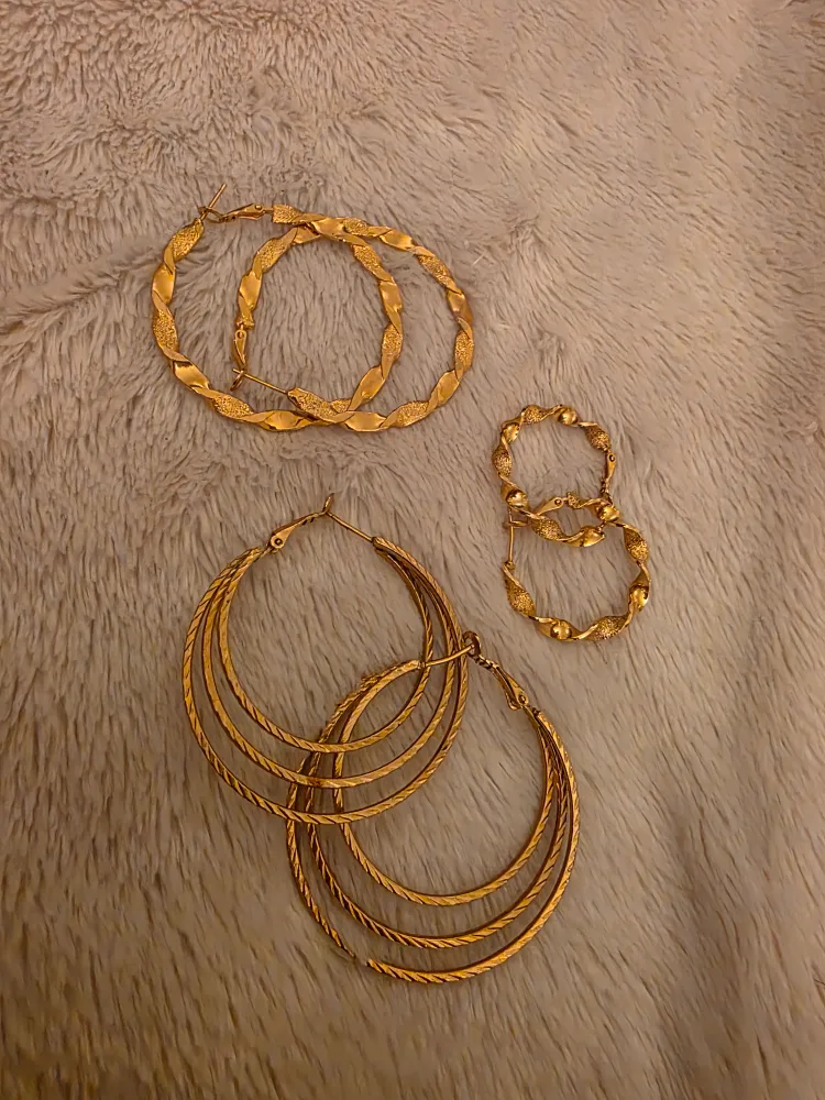 Gold Hoop Earrings - Assorted Styles thumbnail