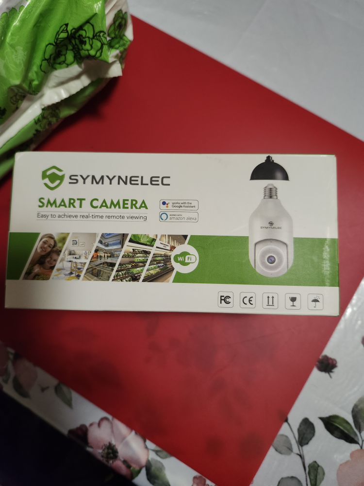 New Symynelec P6 2K WiFi Smart IP Light Bulb Camera